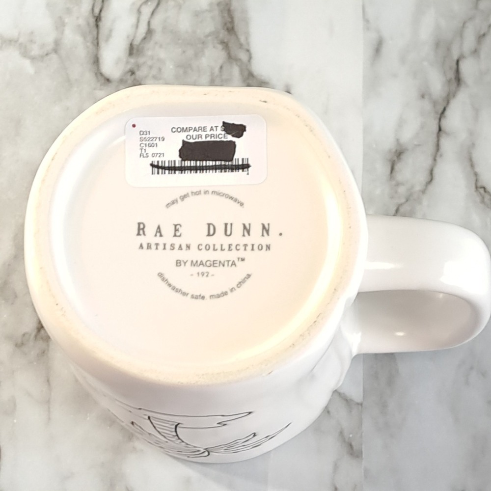 Rae Dunn Artisan Collection By Magenta Mug Coffee/Tea Miami Palm Tree White‎ - Picture 8 of 10